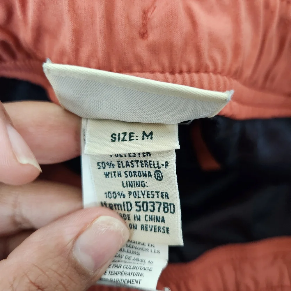 LL Bean Swim Trucks Mens Medium Burnt Orange Lined Vacation Summer Pool - Picture 9 of 13